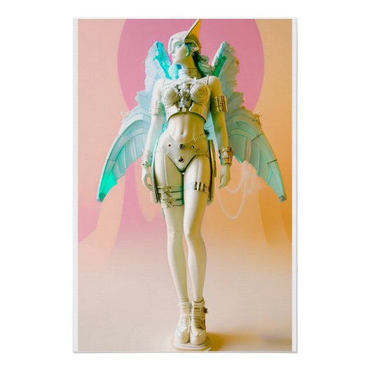 Poster Ken Gage Future Perfect Vaporwave Ange (Devant)