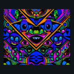 Poster Ken Gage Graffiti Art Pop Drop<br><div class="desc">"Graffiti Art Pop Drop" est une affiche pop colorée basée sur de vrais styles d'art de rue à travers la planète Terre. Surréaliste Ken Gage photographie l'art de rue depuis des décennies et a fusionné plusieurs concepts de design pour cette oeuvre.</div>