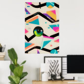 Poster Ken Gage Memphis Design Group Popsicle Eyeball (Bureau à domicile)
