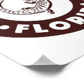 Poster Kendall Florida Circle - Brown (Coin)