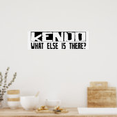 Poster Kendo Qu'Y A-T-Il D'Autre ? (Cuisine)