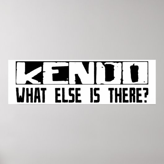 Poster Kendo Qu'Y A-T-Il D'Autre ? (Devant)