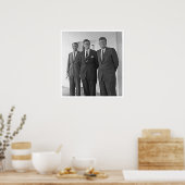 Poster Kennedy Brothers, John, Ted, Robert (Cuisine)