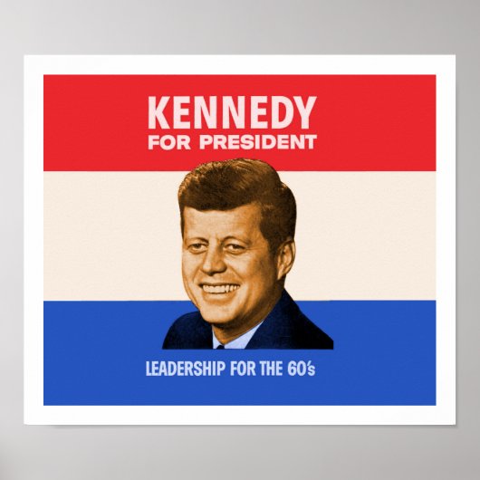 Poster Kennedy pour le président (Devant)