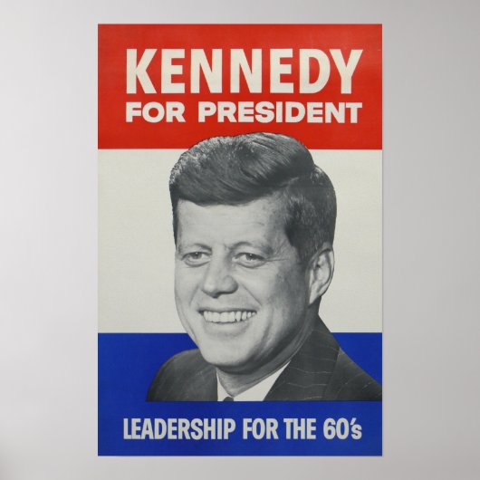 Poster Kennedy, président (Devant)