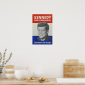 Poster Kennedy, président (Cuisine)