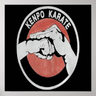 Poster Kenpo Karate Arts martiaux Cadeau personnalisé