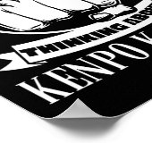 Poster Kenpo Karate Désolé de ne pas avoir écouté Funny A (Coin)