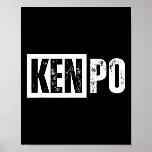 Poster Kenpo Karate en détresse