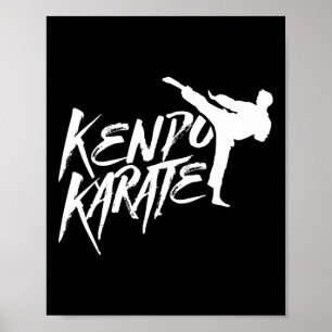 Poster Kenpo Karate Fighter Saings Martial Arts