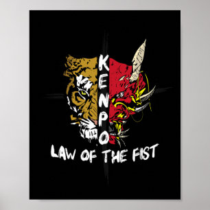 Poster Kenpo Karate Law Of The First Martial Arts
