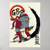 Poster Kensei Bear Scroll (Devant)