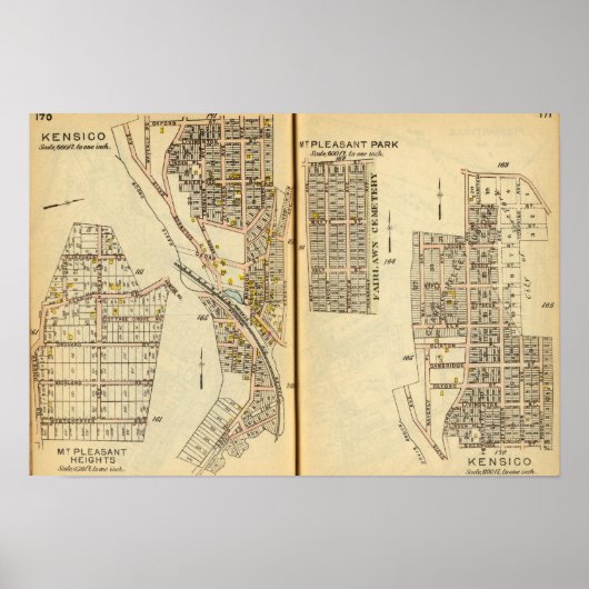 Poster Kensico, New York (Devant)