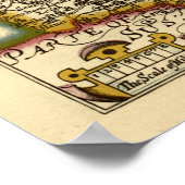 Poster Kent Comté Angleterre Ancien Antiquaire John Carte (Coin)