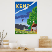 Poster Kent - Le Jardin d'Angleterre (Cuisine)