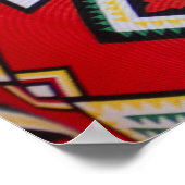 Poster Kente Geometric Tapestry (Coin)
