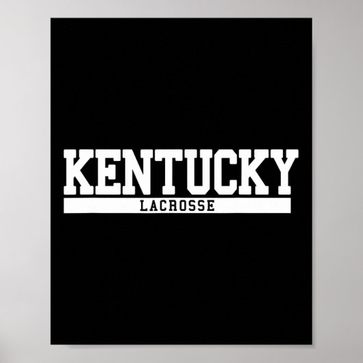 Poster Kentucky Lacrosse 2 (Devant)