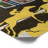 Poster Kentucky (Scène de course de cheval) - Grande Lett (Coin)