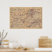 Poster Kentucky, Tennessee 3 (Cuisine)