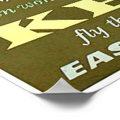 Poster Kenya, Afrique, faire un rendez-vous avec le solei (Coin)