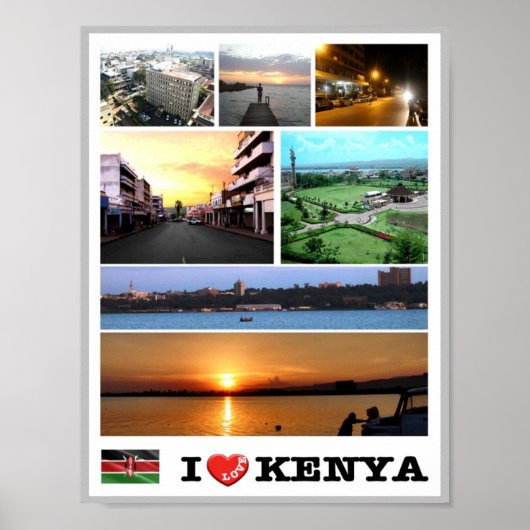 Poster Kenya - Panorama - (Devant)