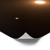 Poster Kepler-186f Orbitant Une Étoile Éloignée. (Coin)