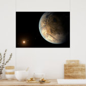 Poster Kepler-186f Orbitant Une Étoile Éloignée. (Cuisine)