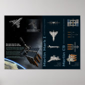 Poster Kerbal Space Program Merlin Adventures (Devant)