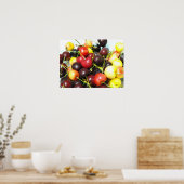Poster kersen (Keuken)