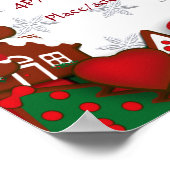 Poster kerstbake Sale Gingerbrood (Hoek)