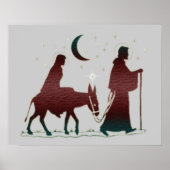 Poster kerstbethlehem Art (Voorkant)