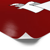 Poster kerstman cartoon perfect poster (Hoek)