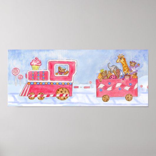 Poster kersttrein (Voorkant)