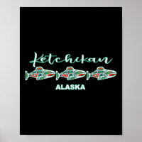 Ketchikan capitale de la pêche au saumon d'art aut