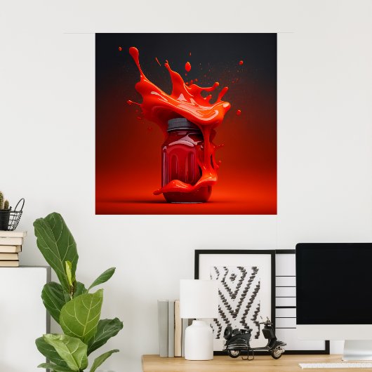 Poster Ketchup (Bureau à domicile)