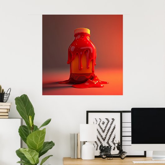 Poster Ketchup (Bureau à domicile)