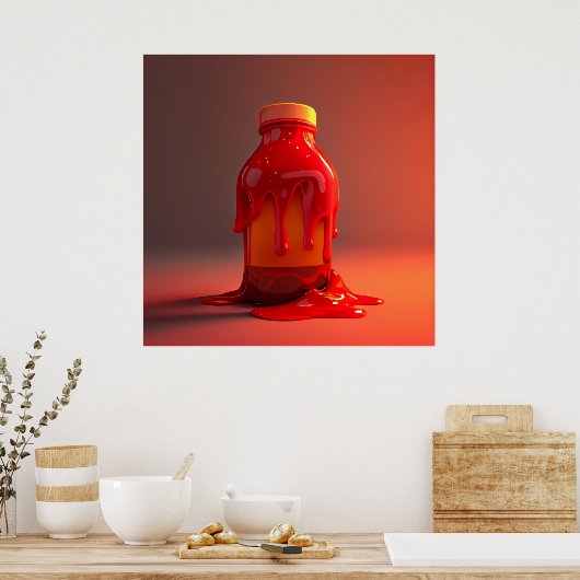 Poster Ketchup (Cuisine)