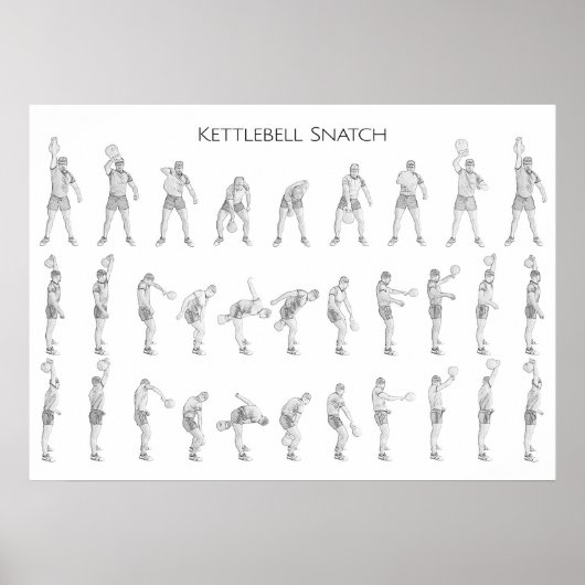 Poster Kettlebell Snatch (Devant)