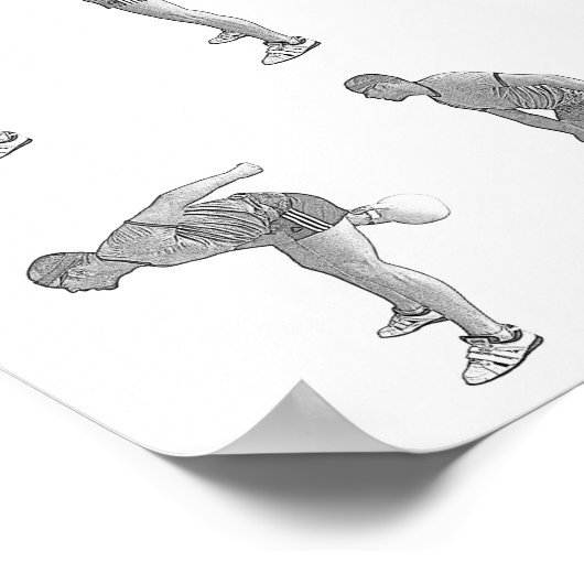 Poster Kettlebell Un Bras Propre (Coin)