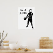 Poster Kettlebell Weights Exercice Fitness Motivational (Cuisine)