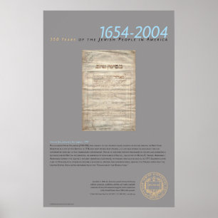Poster Ketubah de Haym Salomon, 1777