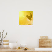 Poster keukenSilhouette (Keuken)