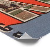 Poster Kewanee, Illinois - Scènes de grandes lettres 2 (Coin)