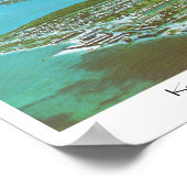 Poster Key Colony Beach vintage années 70 (Coin)