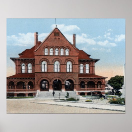 Poster Key West Florida Court House (Devant)