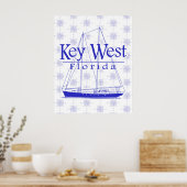Poster Key West Florida Sailing (Cuisine)