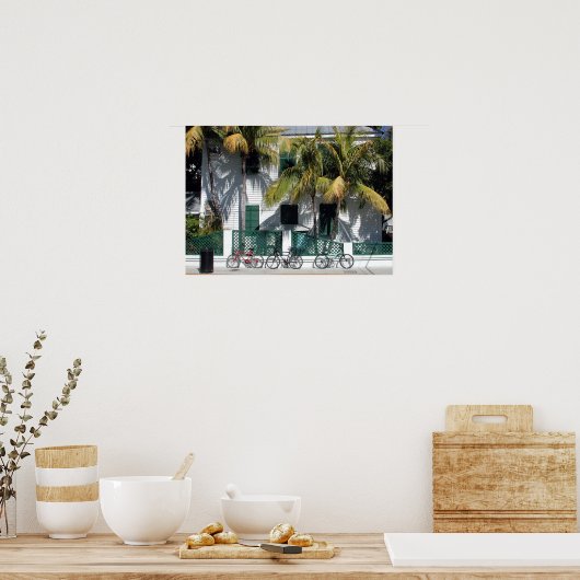 Poster Key West Floride historique (Cuisine)