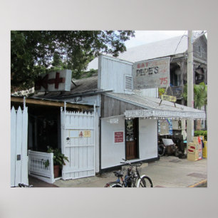 Poster Key West Historic Pepe's Cafe