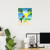 Poster Key West Margarita (Bureau à domicile)