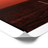 Poster Key West, Silhouette de voilier au coucher du sole (Coin)